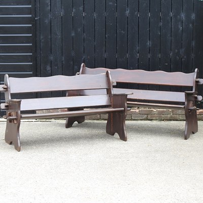 Lot 743 - Two garden benches