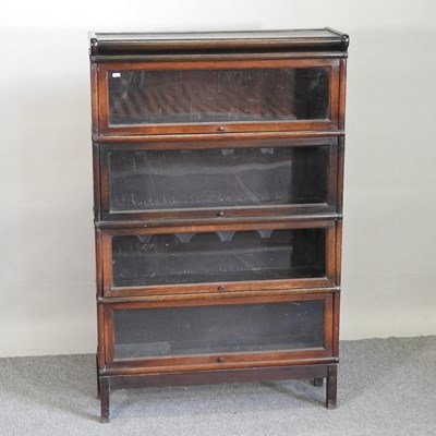 Lot 507 - A four tier Globe Wernicke style bookcase