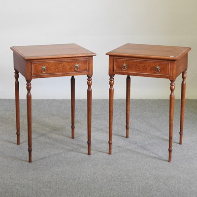 Lot 412 - A pair of side tables