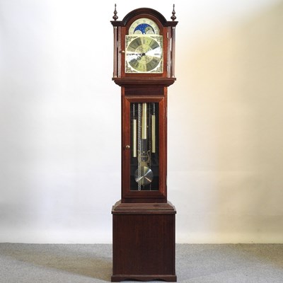 Lot 486 - A longcase clock