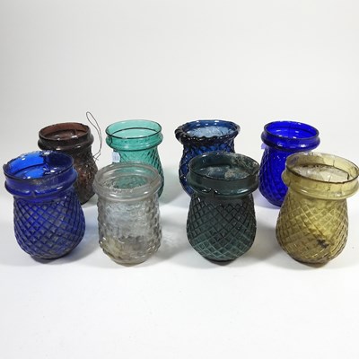 Lot 205 - A collection of glass tea lights