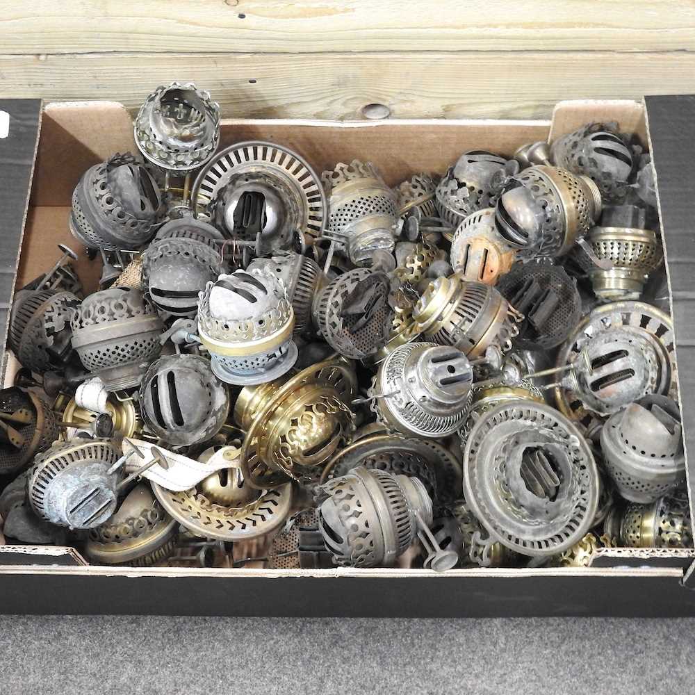 Lot 143 - A box of oil lamp burners