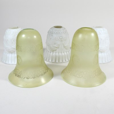 Lot 25 - Three opaque glass shades