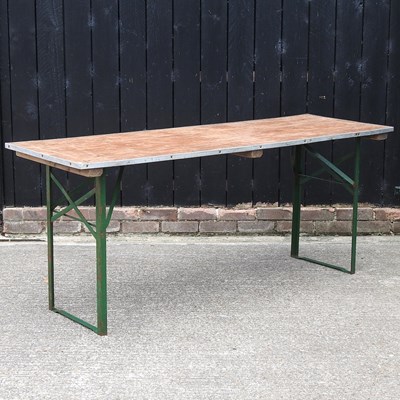 Lot 336 - A trestle table