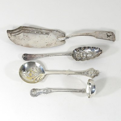 Lot 62 - A collection of silver cutlery