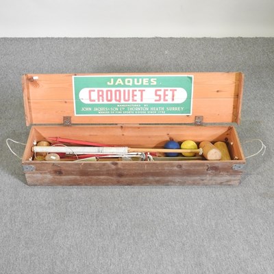 Lot 465 - A Jaques croquet set