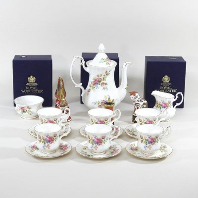 Lot 718 - Three Royal Worcester Imari models