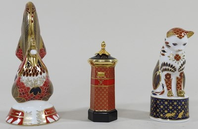 Lot 718 - Three Royal Worcester Imari models