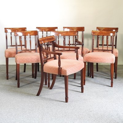 Lot 309 - A set of eight dining chairs