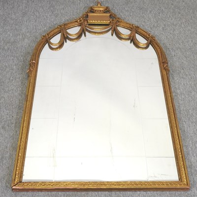 Lot 151 - A mid 20th century gilt framed wall mirror