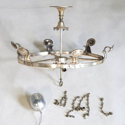 Lot 520 - A chrome light fitting