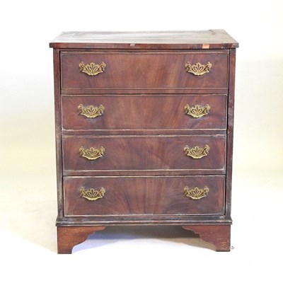 Lot 651 - A mahogany chest