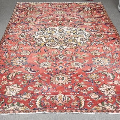 Lot 459 - An Iranian woollen rug