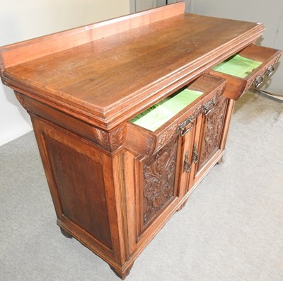 Lot 493 - A Victorian sideboard