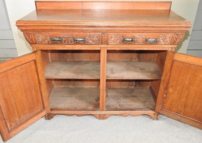 Lot 493 - A Victorian sideboard