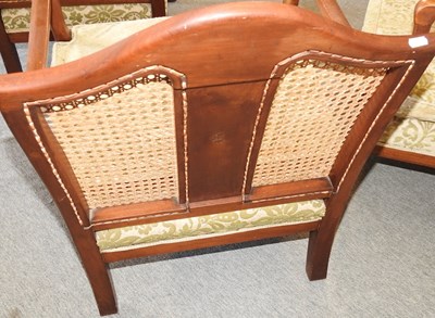 Lot 212 - A bergere suite