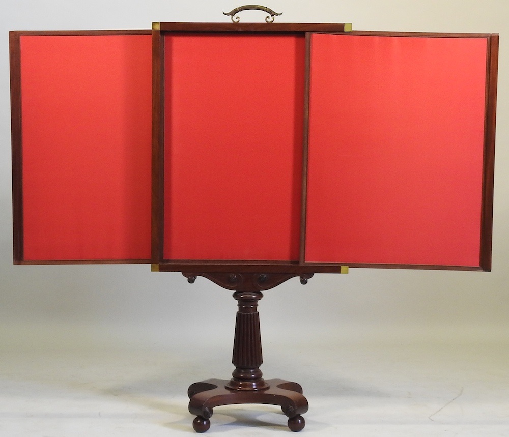 Lot 174 An Irish fire screen