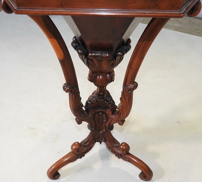 Lot 12 - A 19th century work table