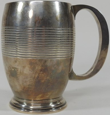Lot 67 - Two silver mugs