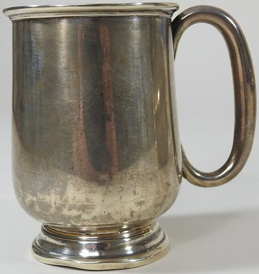 Lot 67 - Two silver mugs