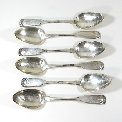 Lot 80 - A set of six table spoons