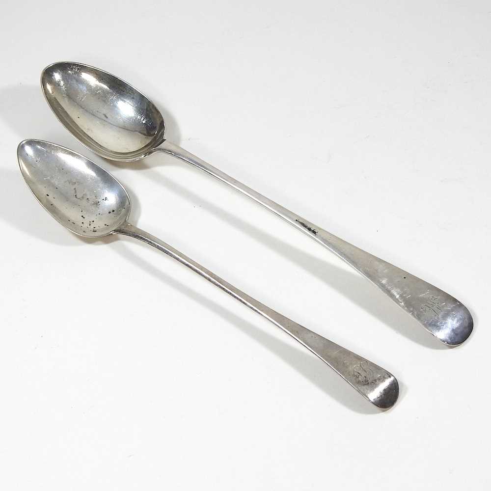 Lot 281 Two basting spoons
