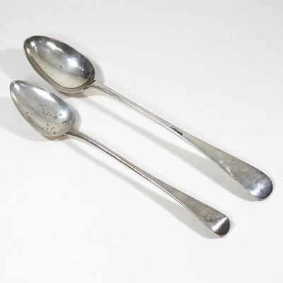 Lot 281 - Two basting spoons