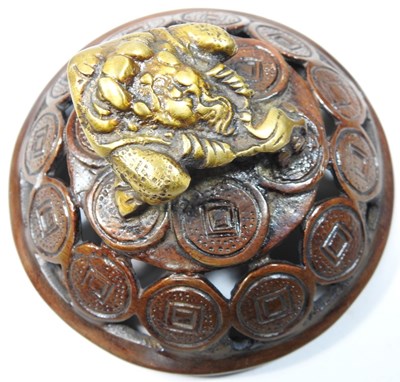 Lot 20 - A Chinese bronze censer