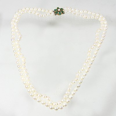 Lot 247 - A cultured pearl necklace