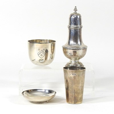 Lot 148 - Four silver items