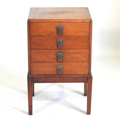 Lot 597 - A 1930's walnut cabinet