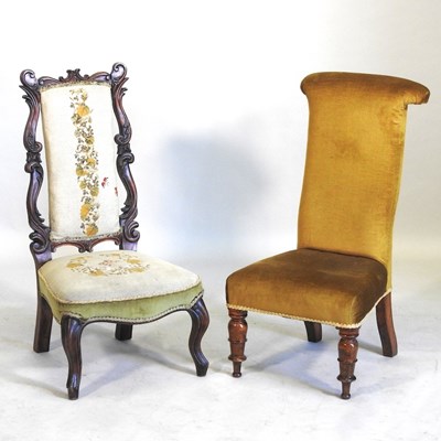 Lot 160 - Two Victorian chairs