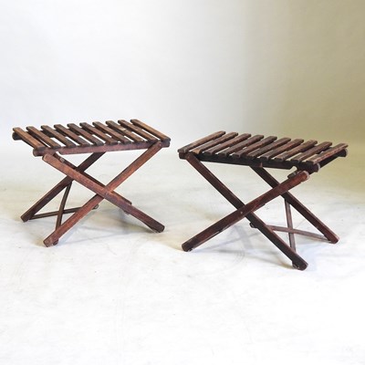 Lot 716 - Two luggage racks