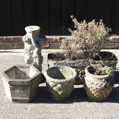 Lot 702 - A collection of garden planters