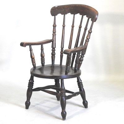 Lot 619 - A windsor chair