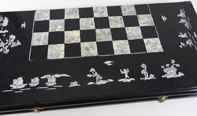 Lot 122 - A backgammon board