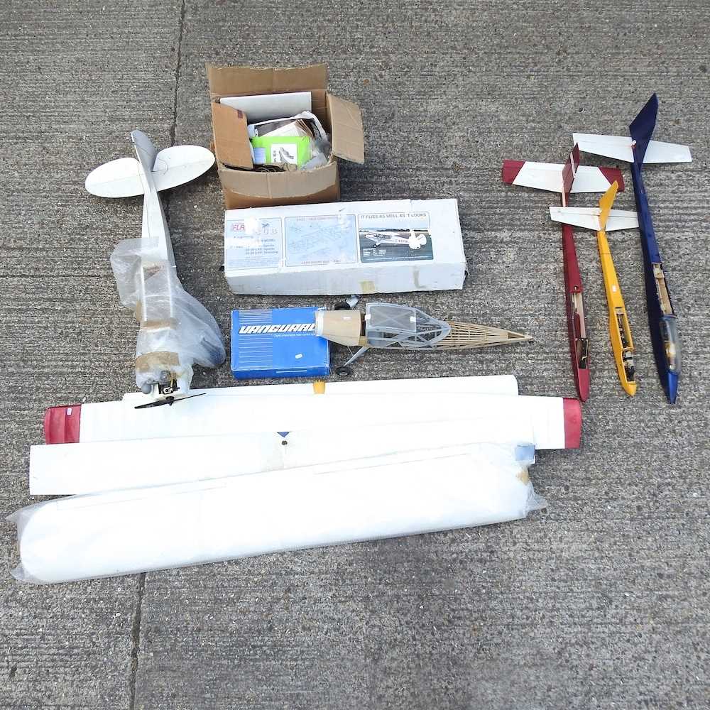 Lot 430 - A collection  of model plane parts