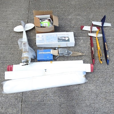 Lot 430 - A collection  of model plane parts