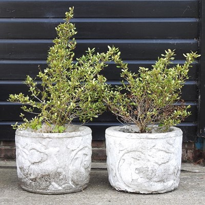 Lot 600 - A pair of planters