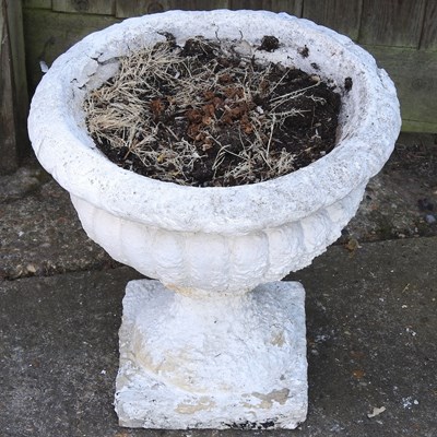 Lot 731 - A white painted planter