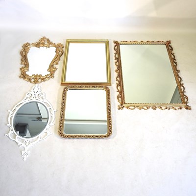 Lot 629 - Five wall mirrors