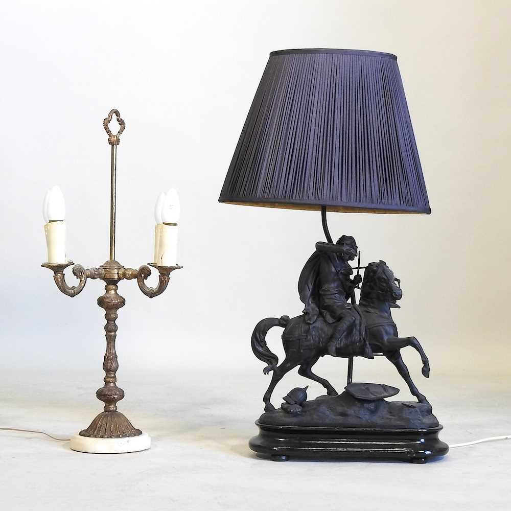 Lot 736 - Two table lamps