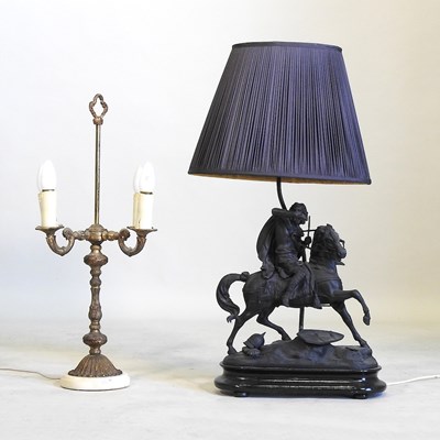 Lot 736 - Two table lamps