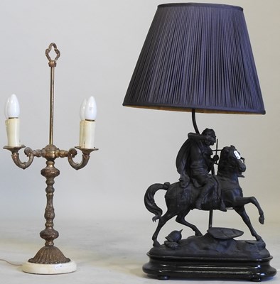 Lot 736 - Two table lamps