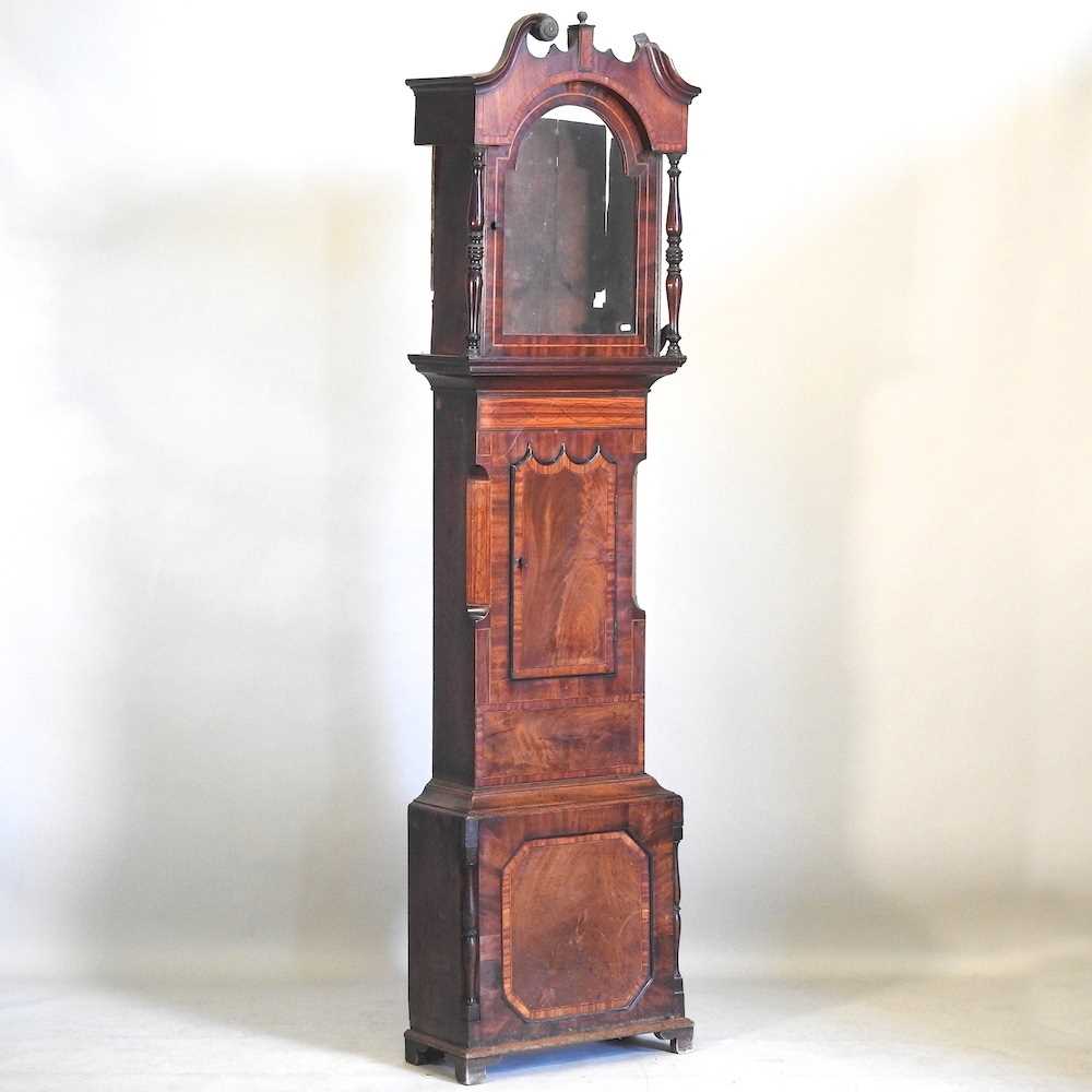 Lot 343 - A longcase clock case