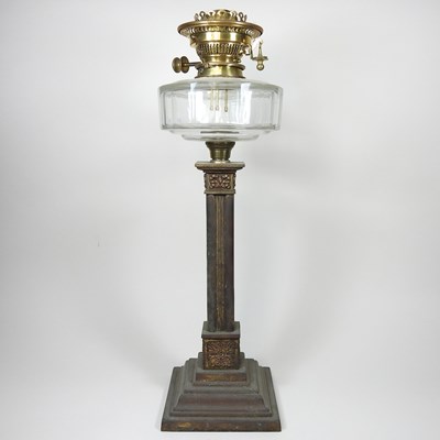 Lot 5 - An oil lamp