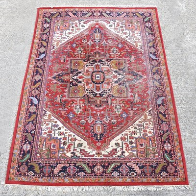 Lot 52 - A Turkish woollen carpet