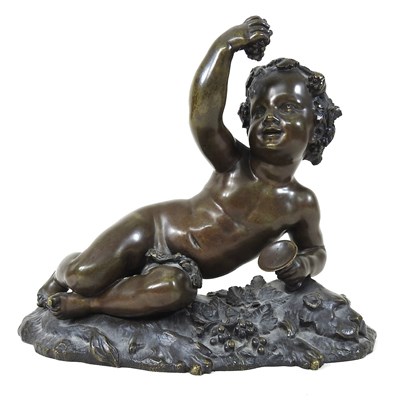 Lot 97 - A 19th century bronze figure