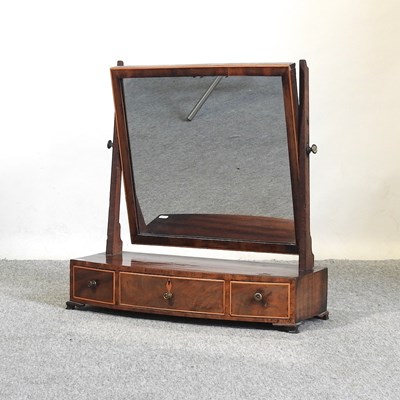 Lot 587 - A George III toiletry mirror