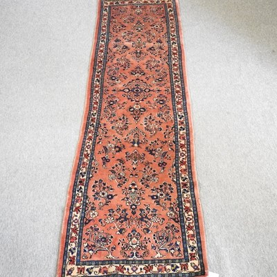 Lot 376 - A Persian runner